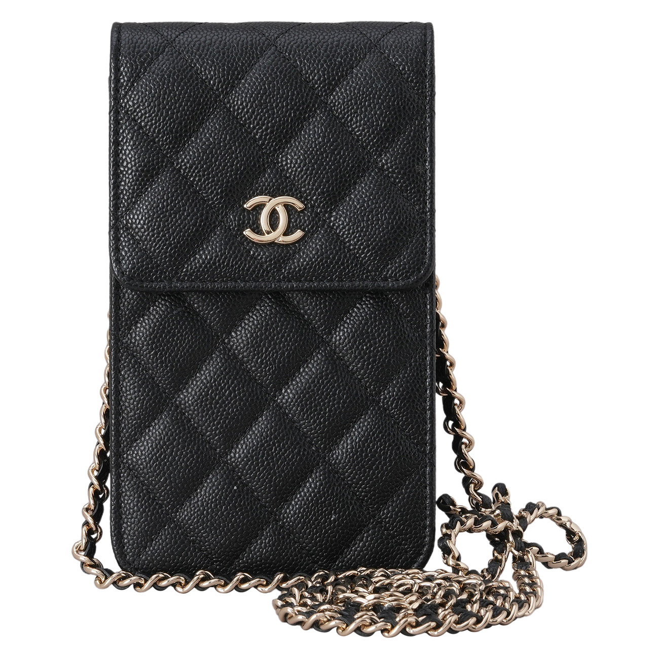 CHANEL(USED)샤넬 AP3307 캐비어 폰홀더