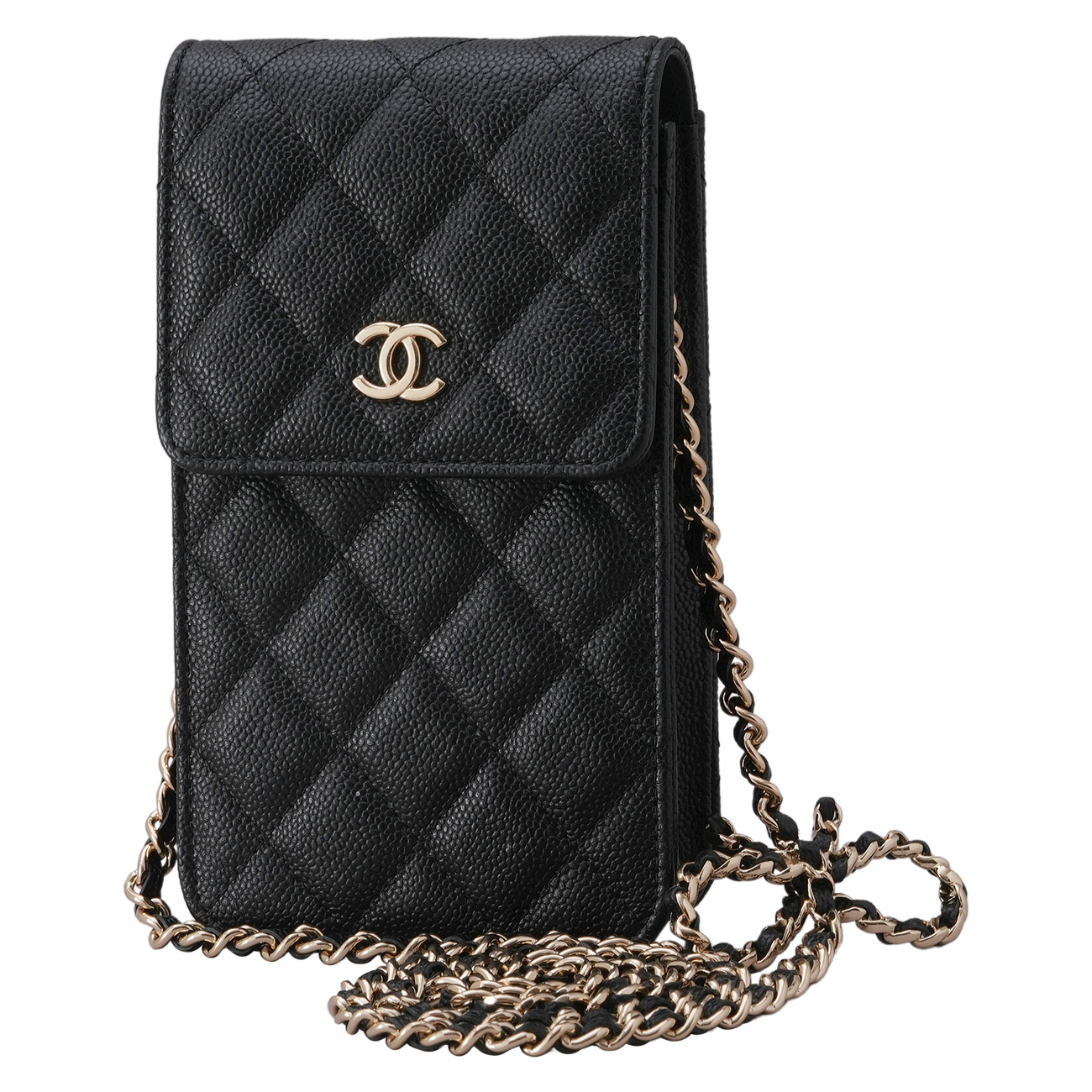 CHANEL(USED)샤넬 AP3307 캐비어 폰홀더