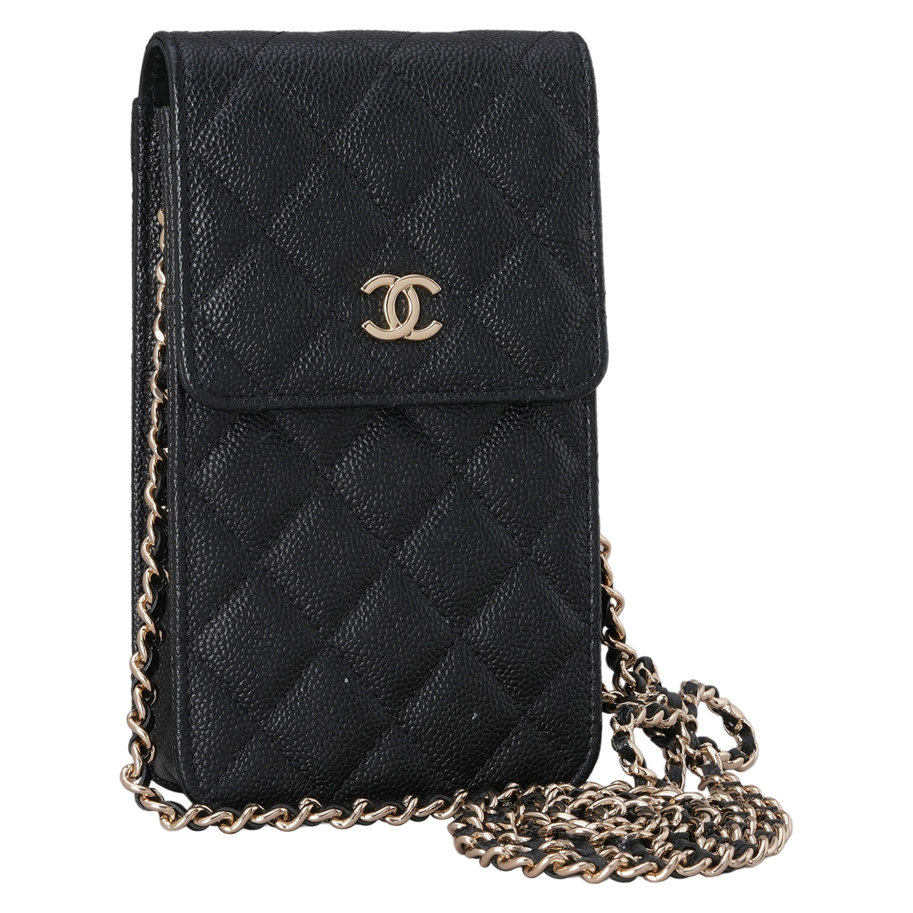 CHANEL(USED)샤넬 AP3307 캐비어 폰홀더