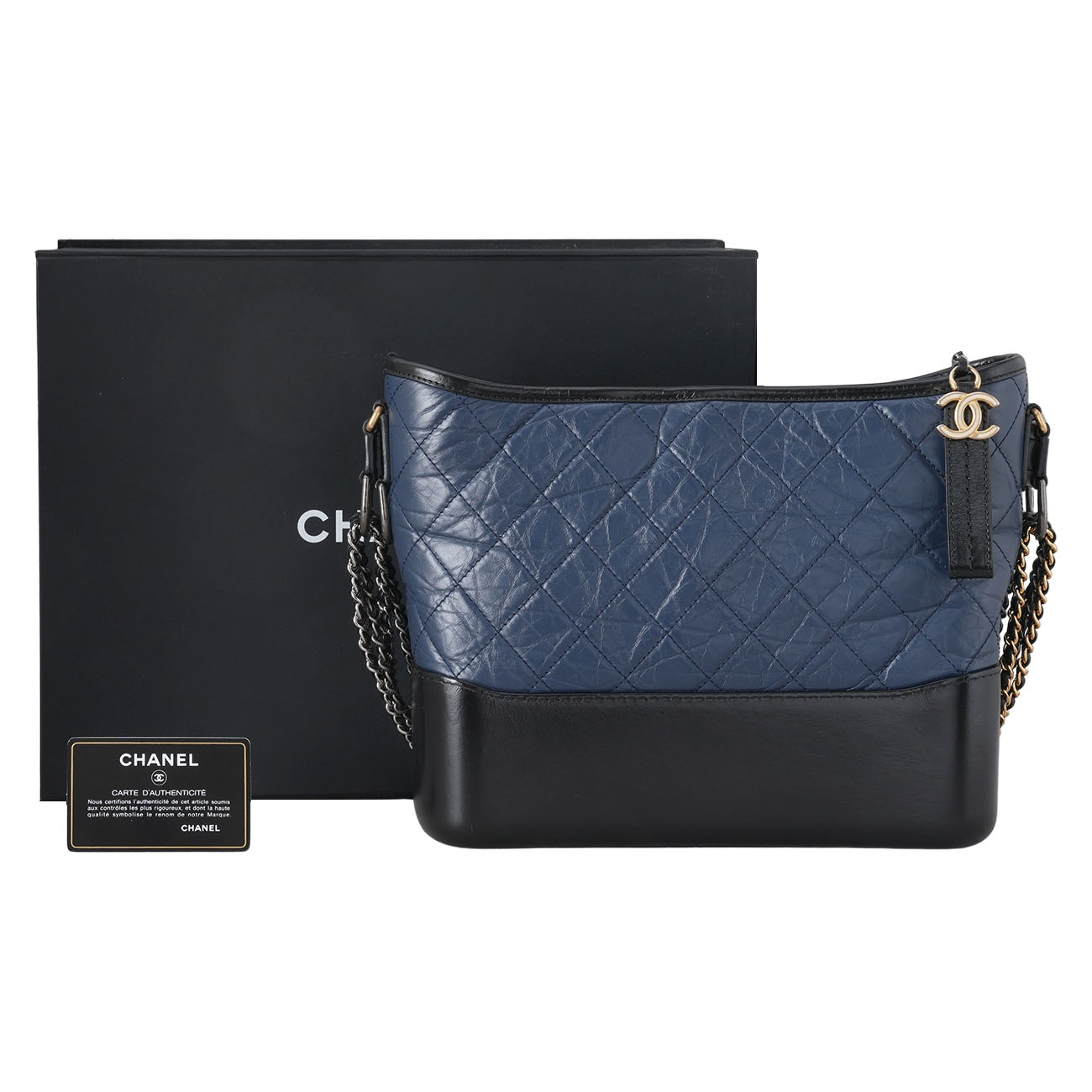 CHANEL(USED)샤넬 A93824 가브리엘 호보 미듐