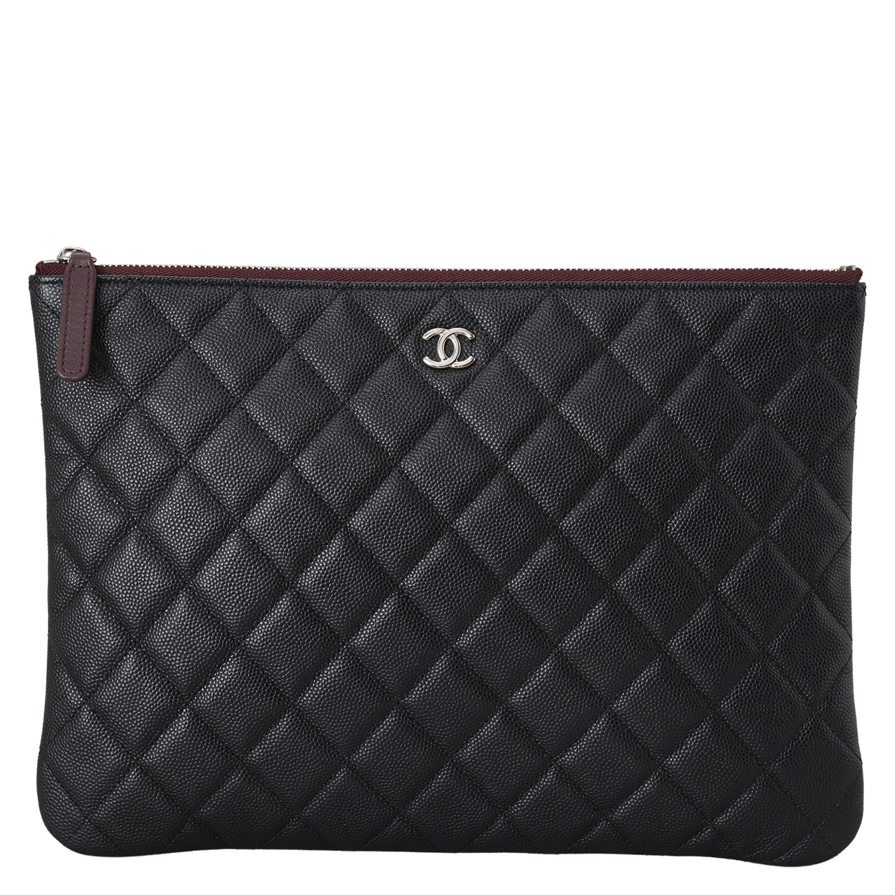 CHANEL(USED)샤넬 캐비어 클래식 클러치 뉴미듐