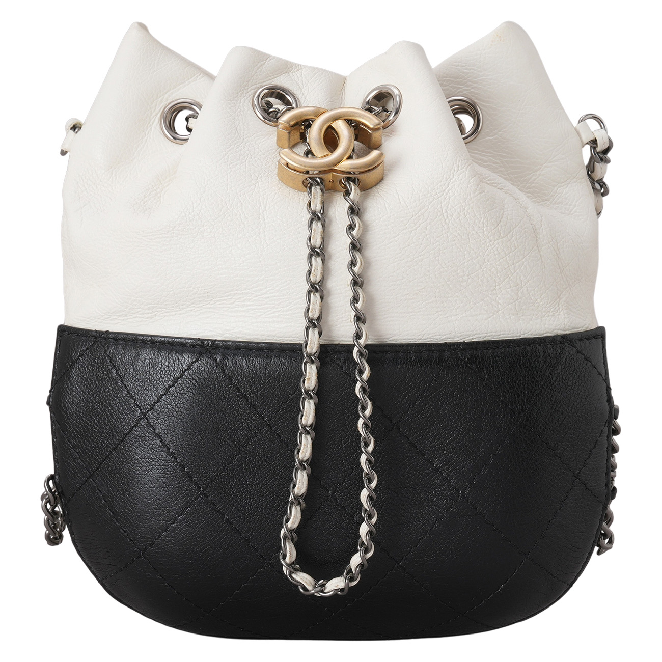 CHANEL(USED)샤넬 시즌 드로스트링 버킷 크로스백