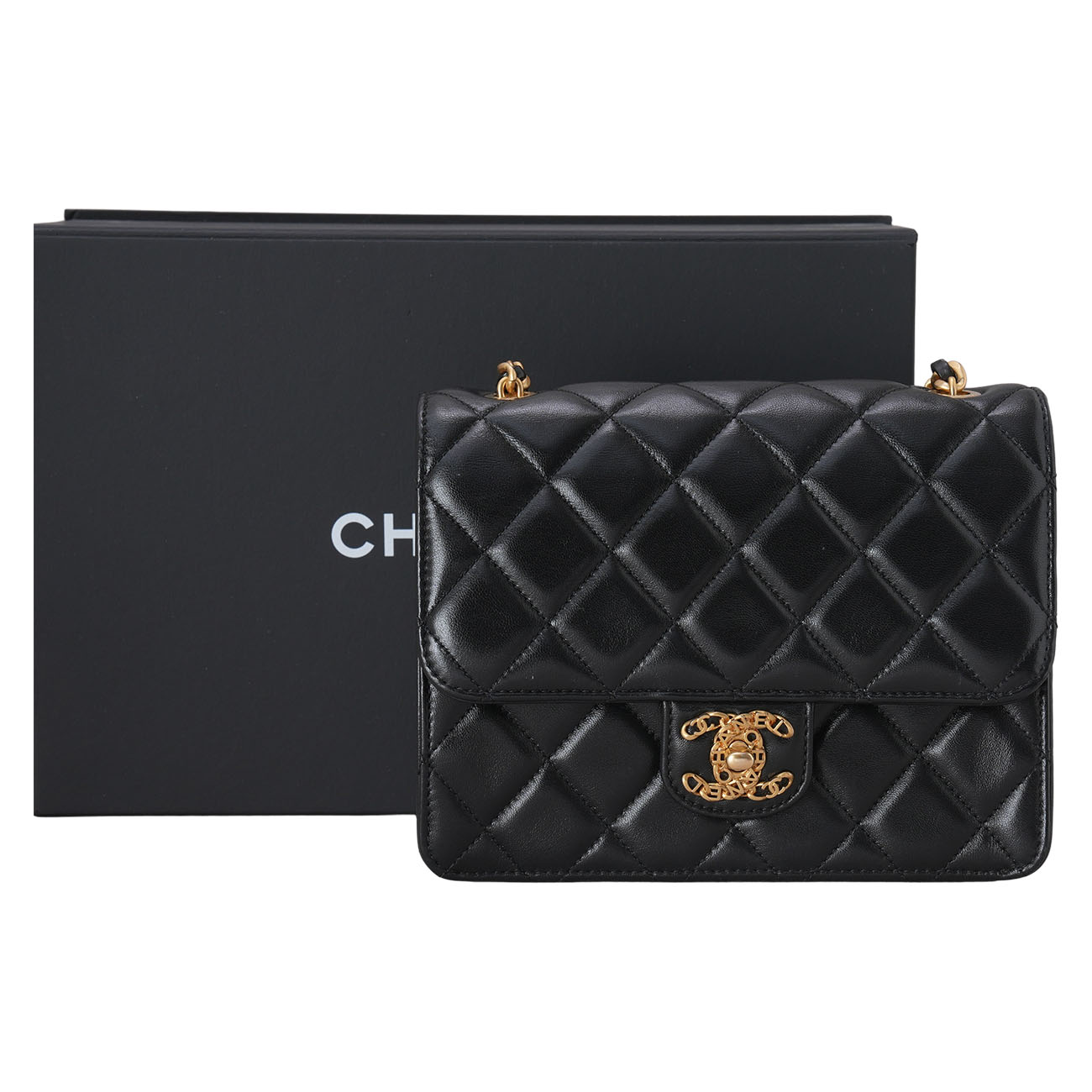 CHANEL(USED)샤넬 AS4056 시즌 CC로고 미니 플랩백