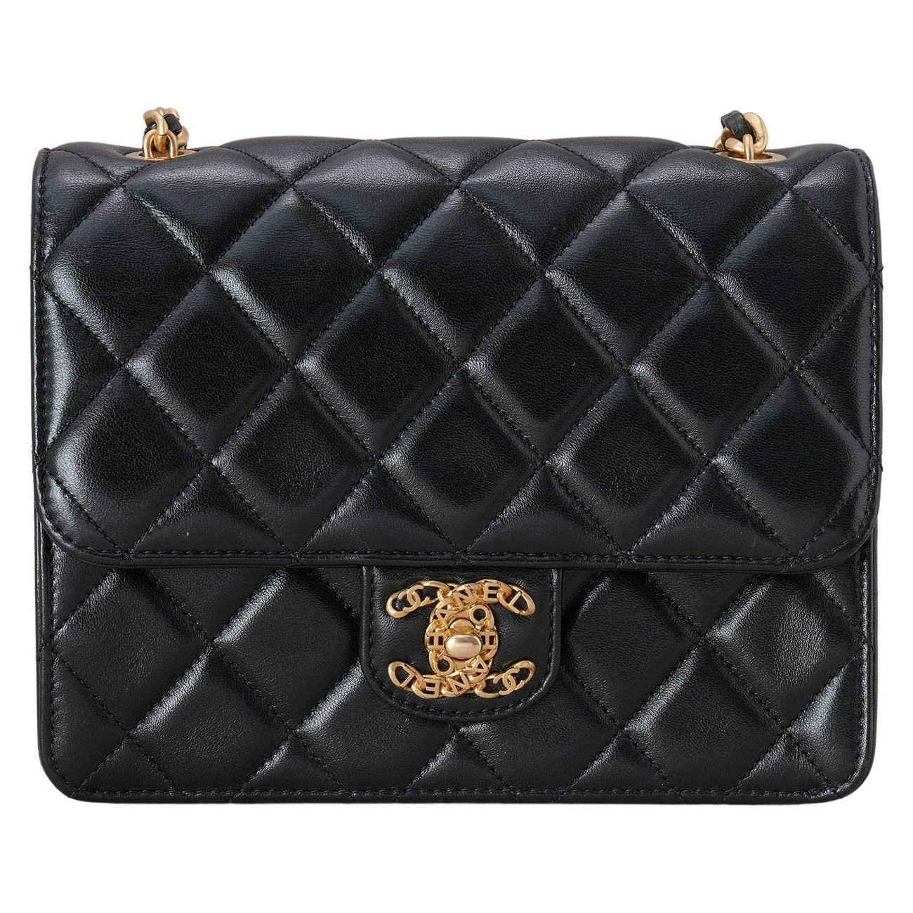 CHANEL(USED)샤넬 AS4056 시즌 CC로고 미니 플랩백