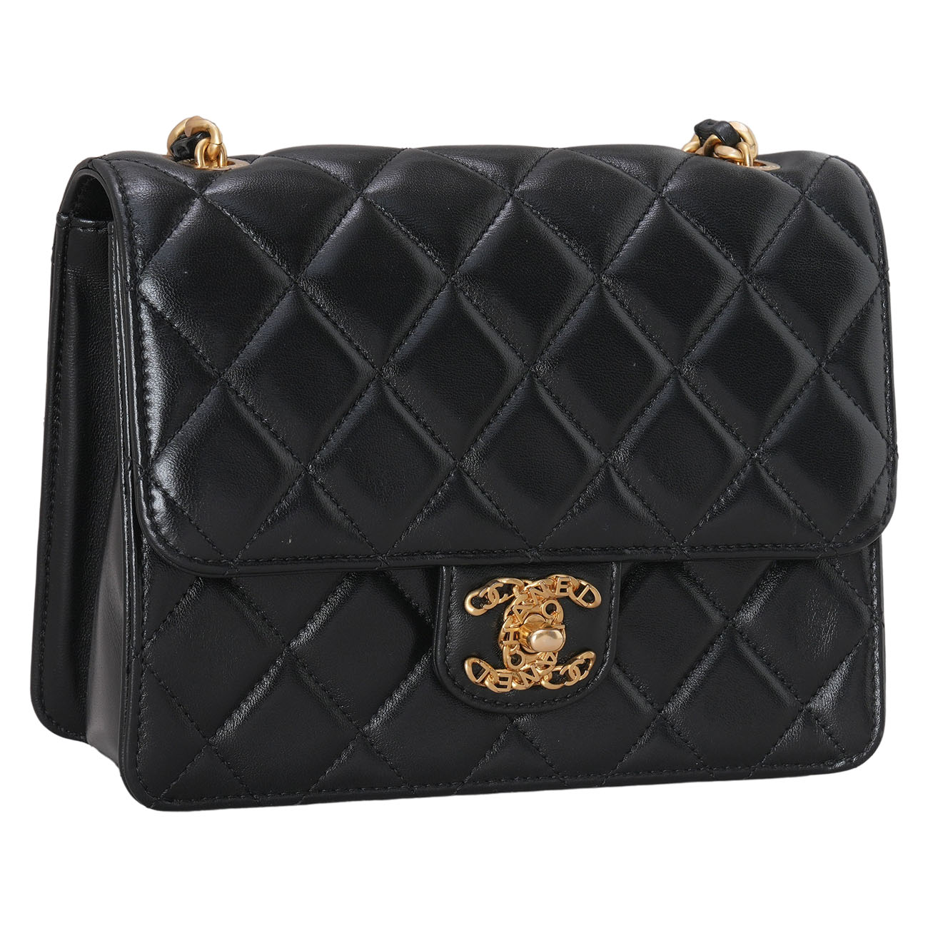 CHANEL(USED)샤넬 AS4056 시즌 CC로고 미니 플랩백