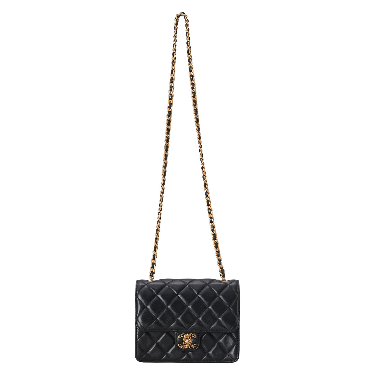 CHANEL(USED)샤넬 AS4056 시즌 CC로고 미니 플랩백