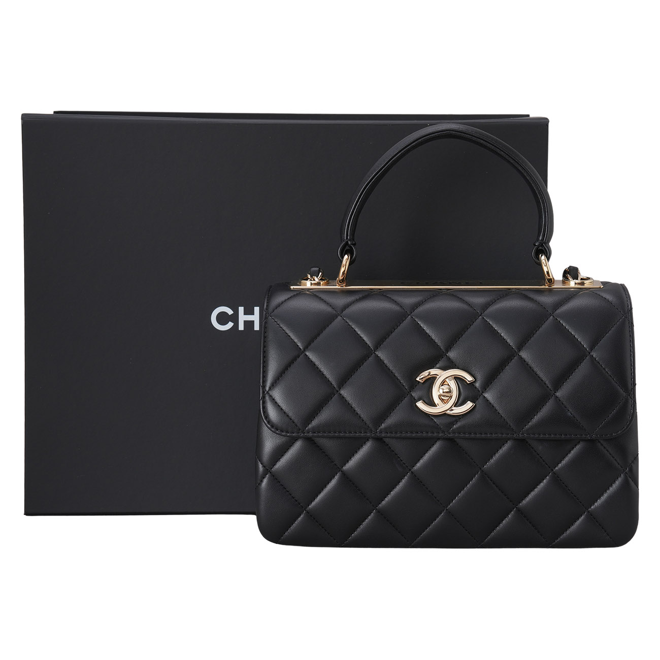 CHANEL(USED)샤넬 램스킨 트렌디 CC 스몰