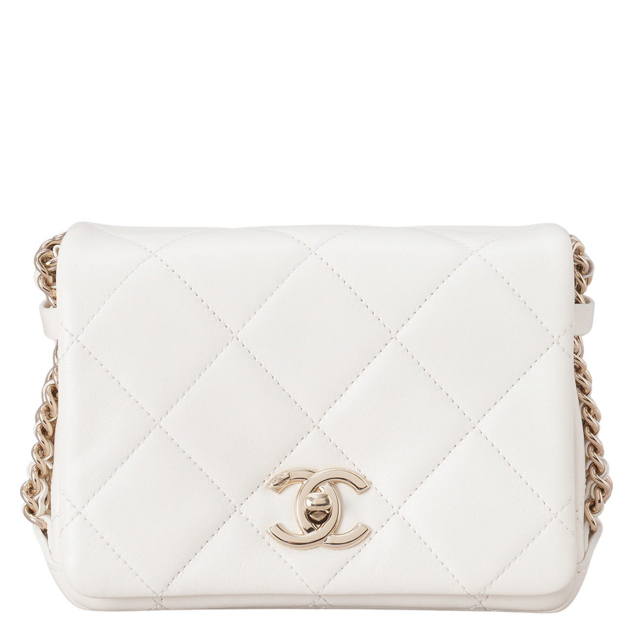 CHANEL(USED)샤넬 AS3139 미니 더블 체인 플랩백