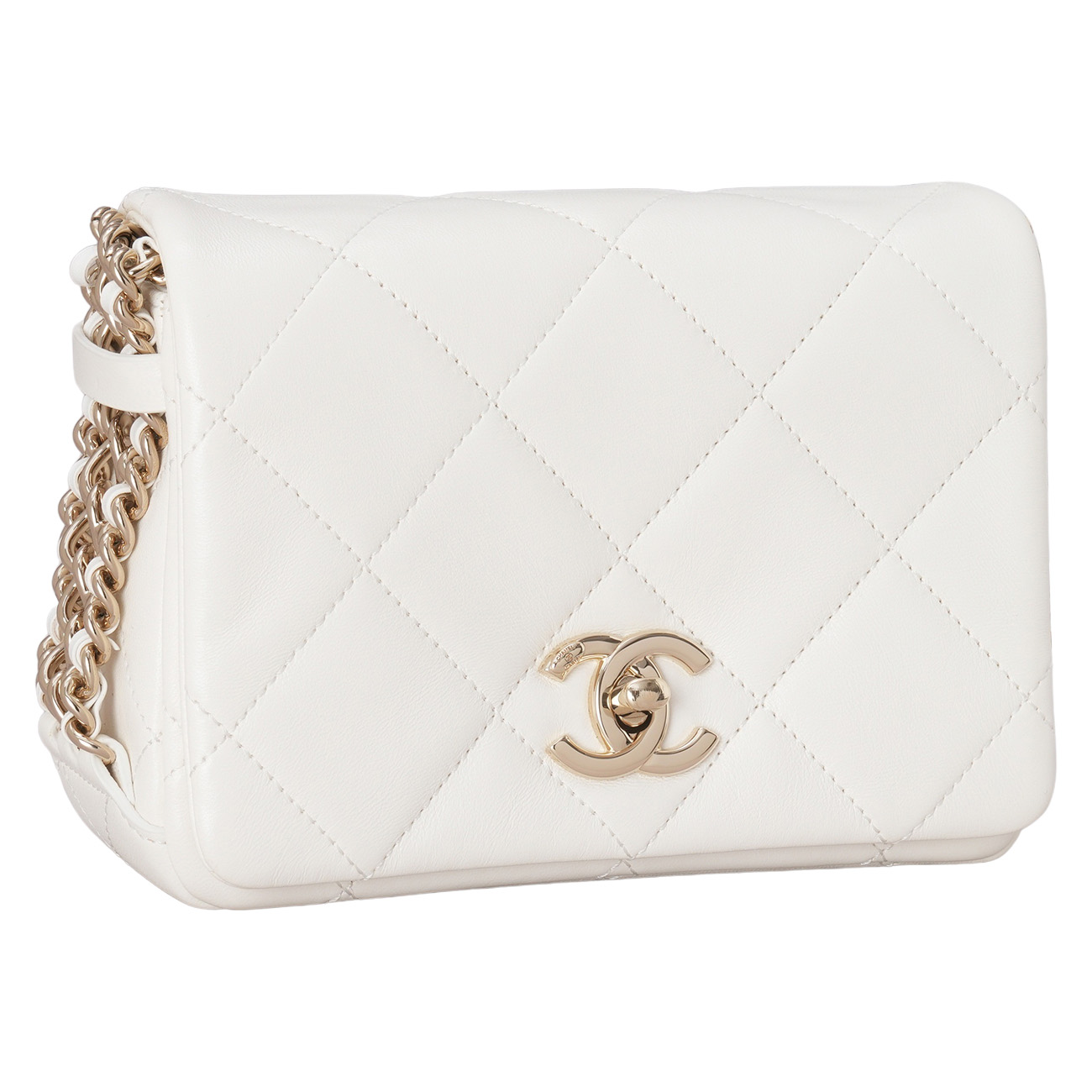 CHANEL(USED)샤넬 AS3139 미니 더블 체인 플랩백