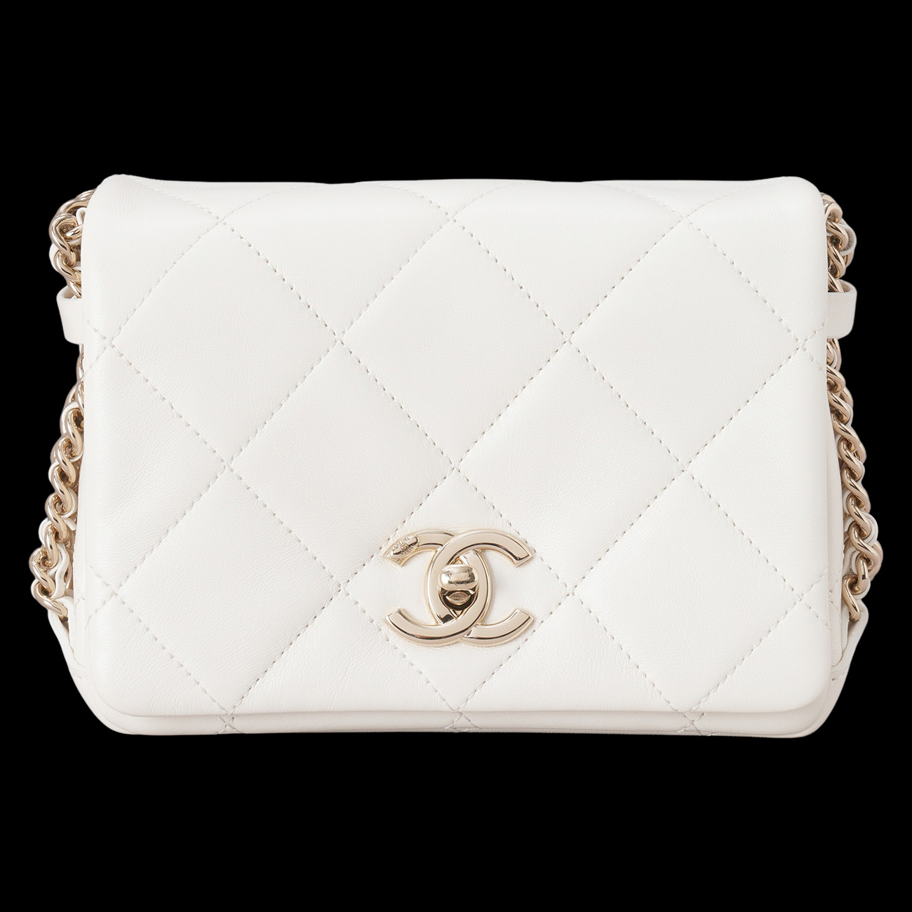 CHANEL(USED)샤넬 AS3139 미니 더블 체인 플랩백