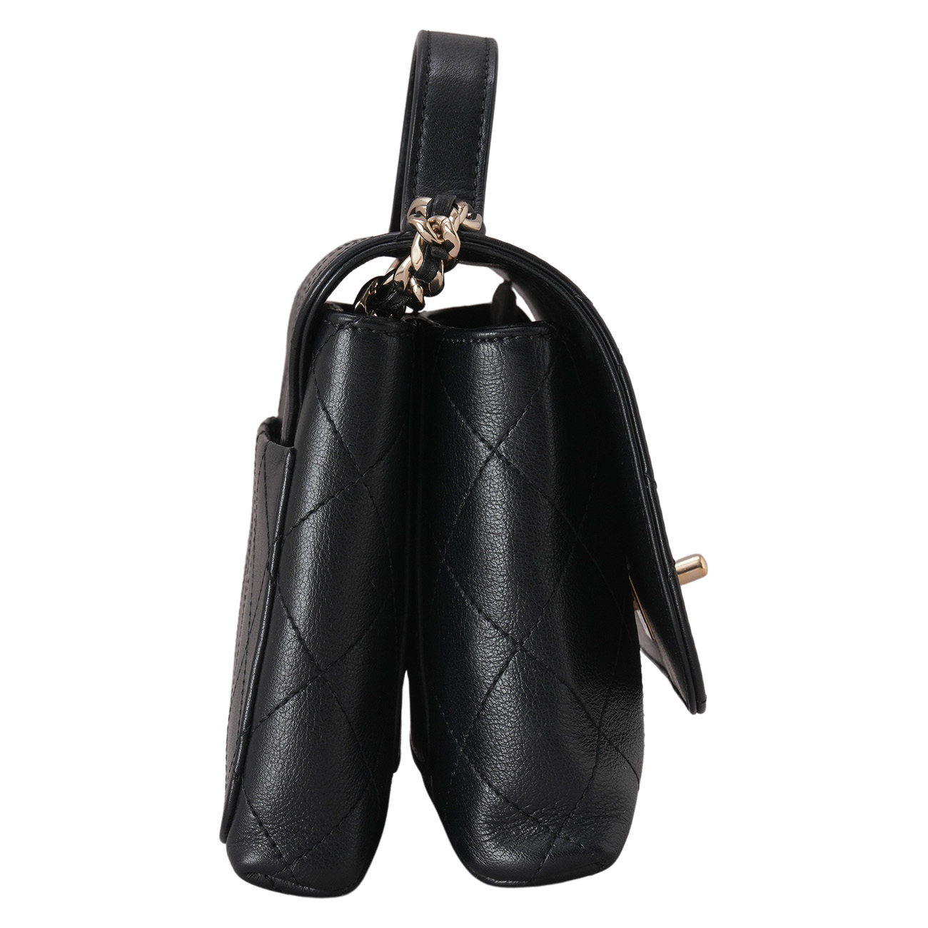 CHANEL(USED)샤넬 시즌 미니 탑핸들 체인백