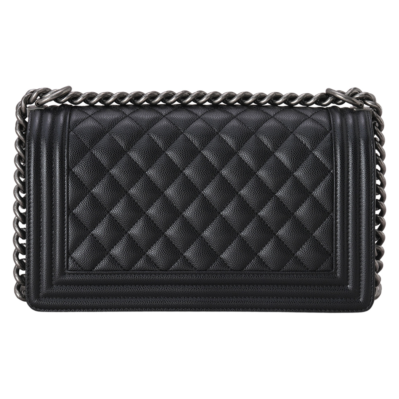 CHANEL(USED)샤넬 A67086 캐비어 보이샤넬 미듐
