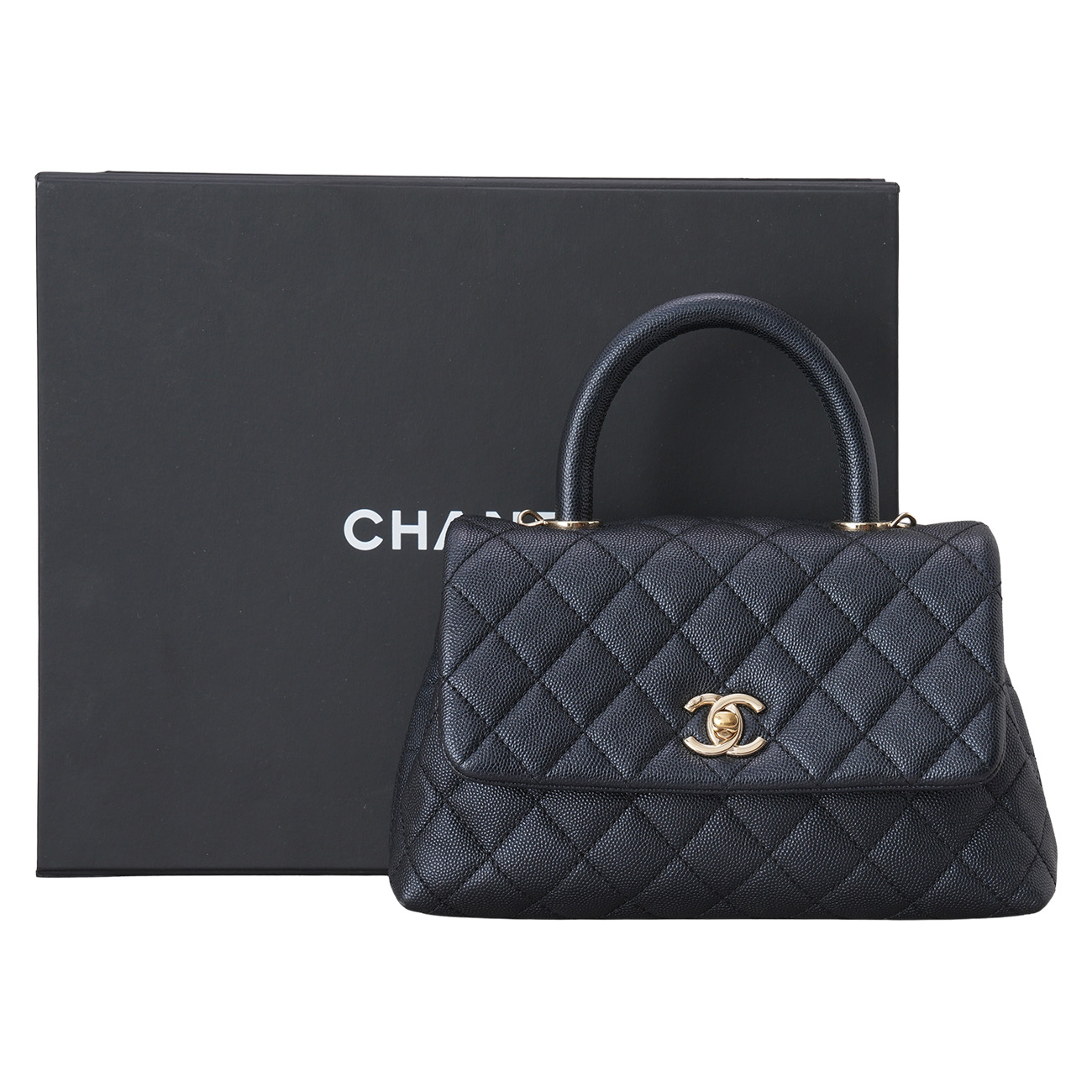 CHANEL(USED)샤넬 캐비어 코코핸들 스몰