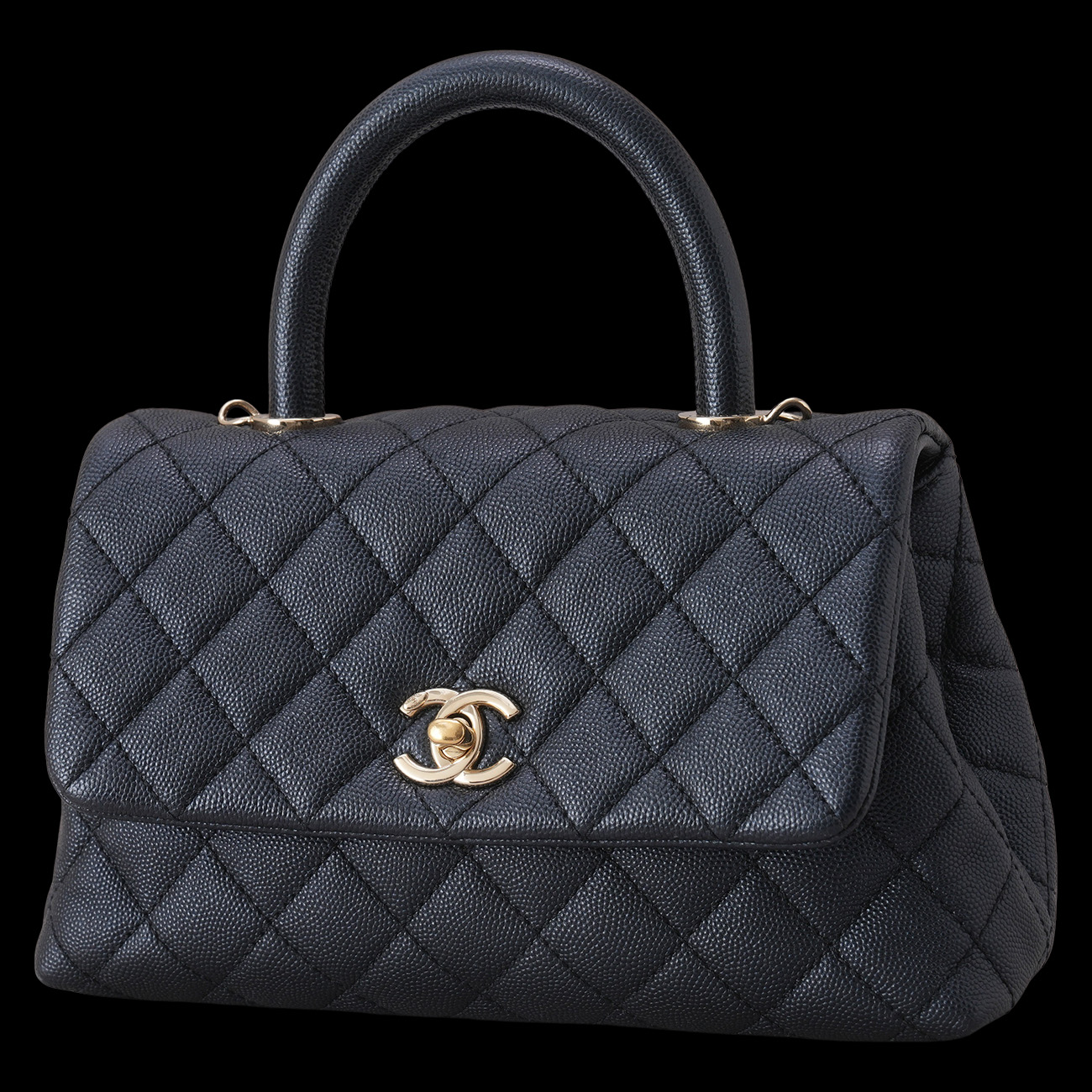 CHANEL(USED)샤넬 캐비어 코코핸들 스몰