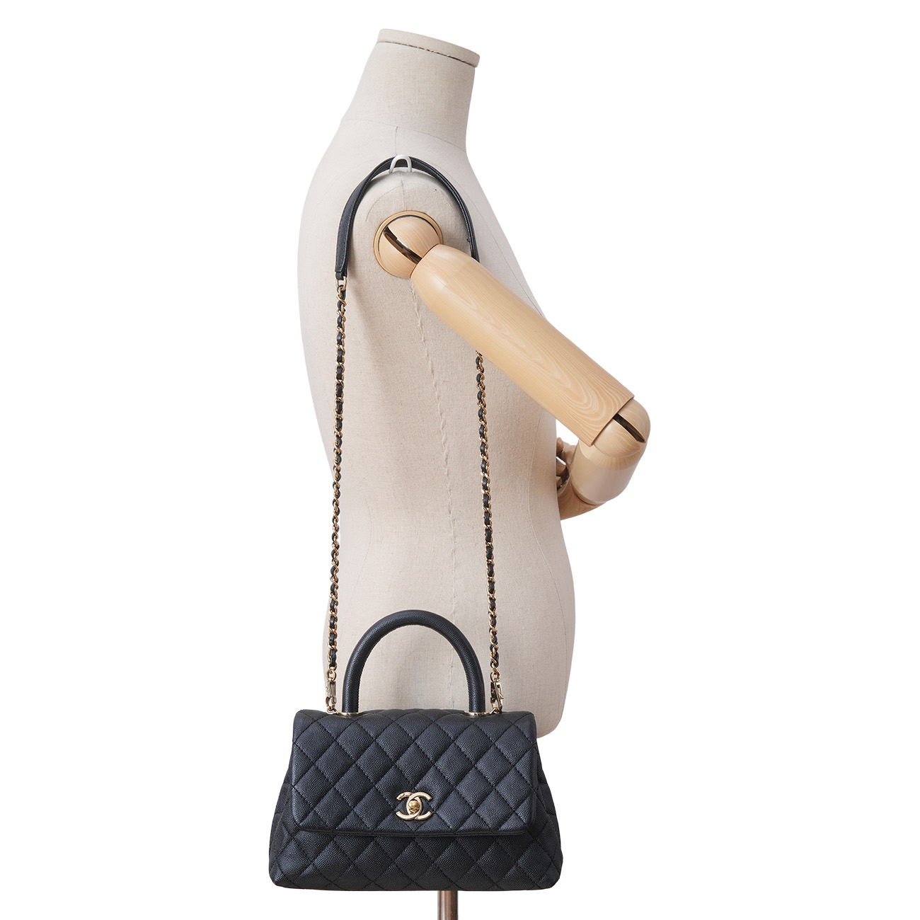 CHANEL(USED)샤넬 캐비어 코코핸들 스몰