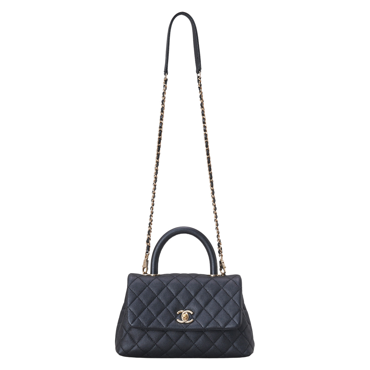 CHANEL(USED)샤넬 캐비어 코코핸들 스몰