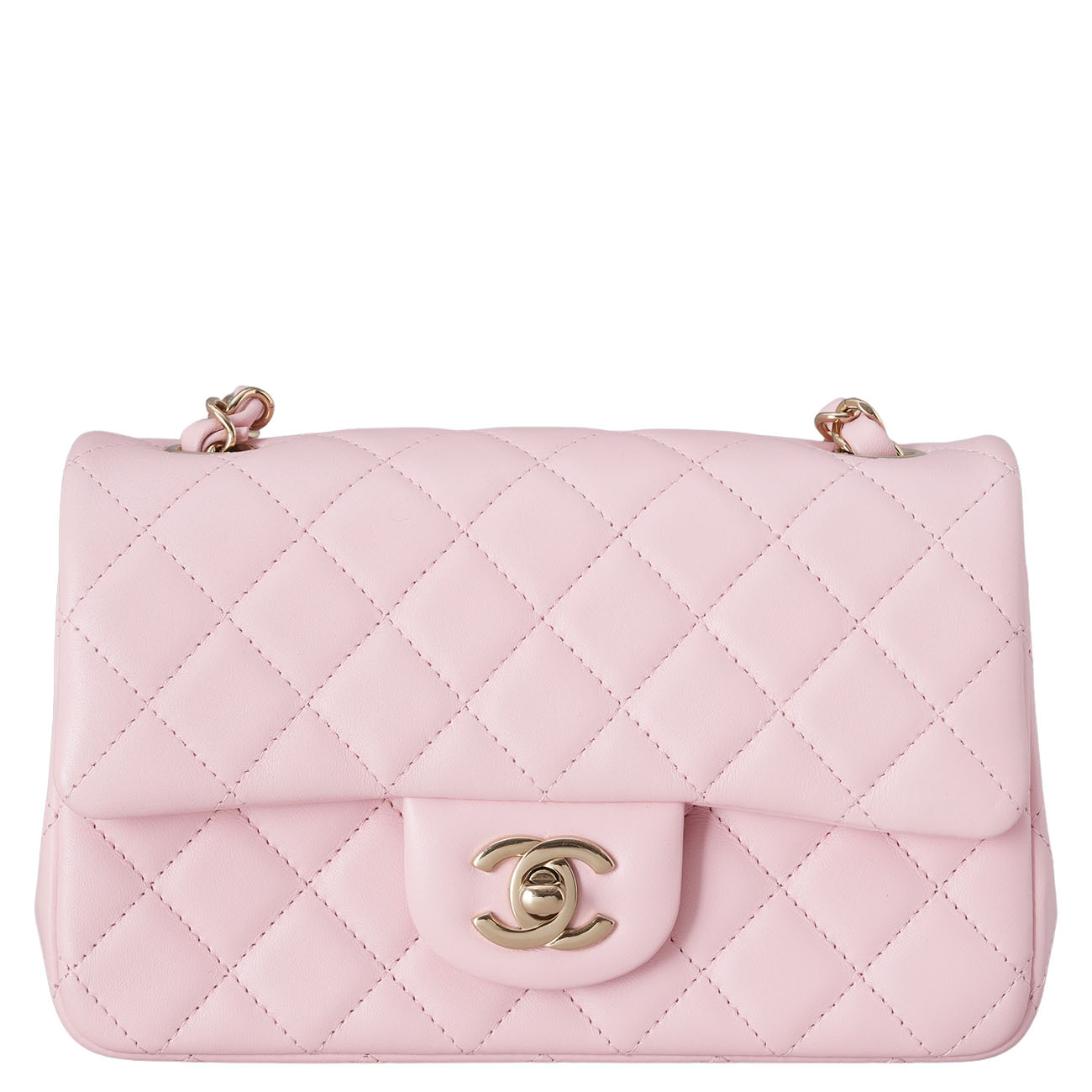 CHANEL(USED)샤넬 A69900 램스킨 클래식 뉴미니 플랩백