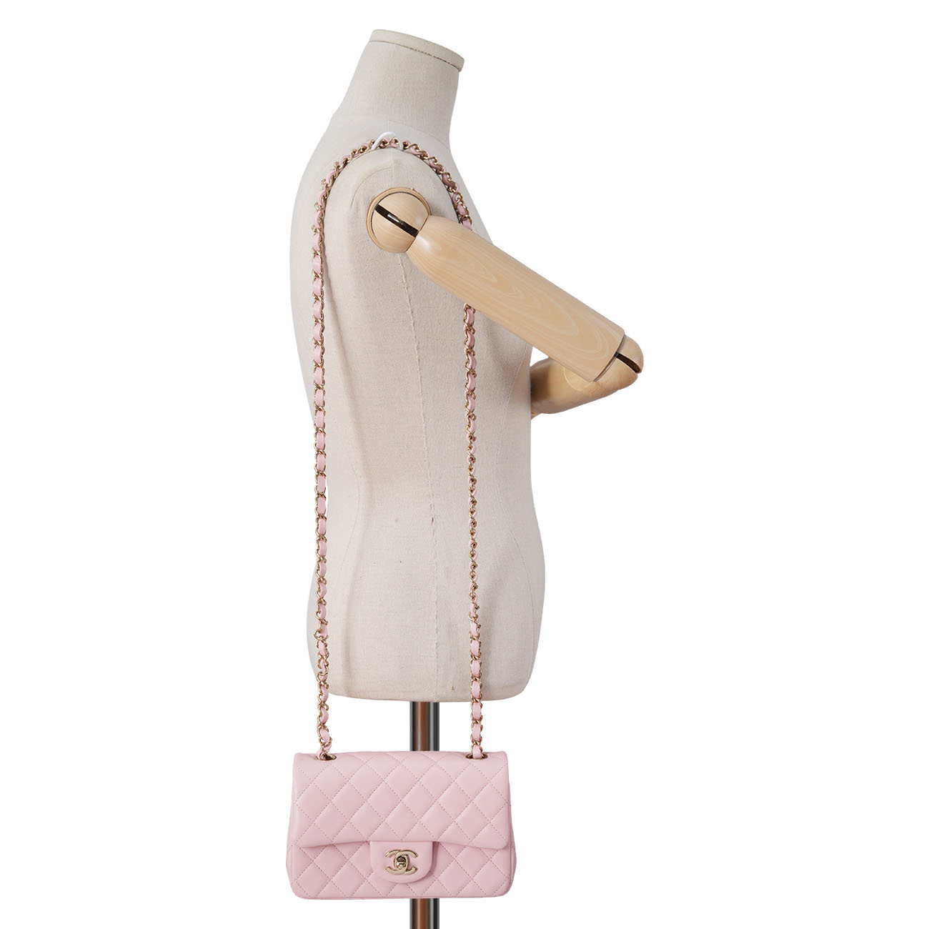 CHANEL(USED)샤넬 A69900 램스킨 클래식 뉴미니 플랩백