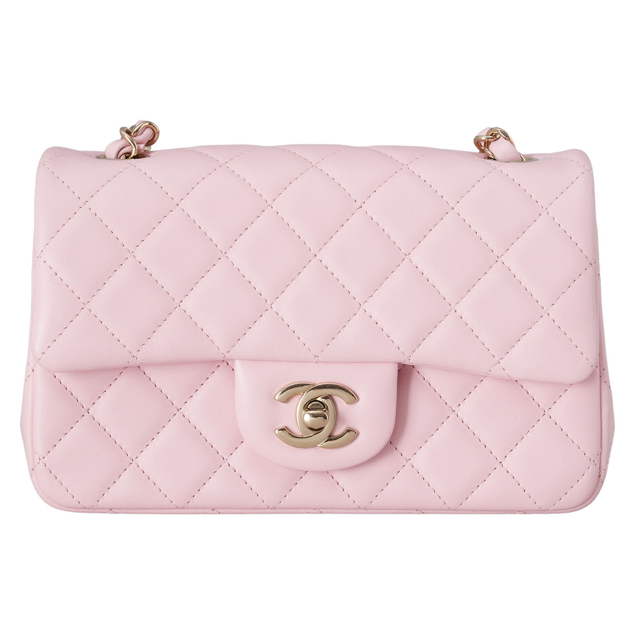 CHANEL(USED)샤넬 A69900 램스킨 클래식 뉴미니 플랩백