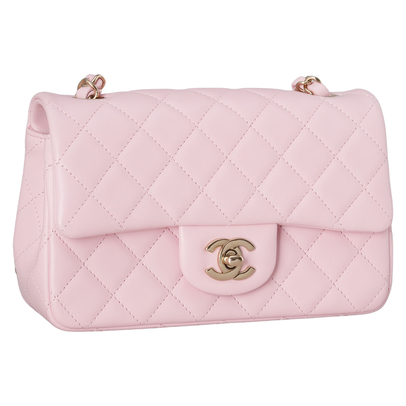 CHANEL(USED)샤넬 A69900 램스킨 클래식 뉴미니 플랩백