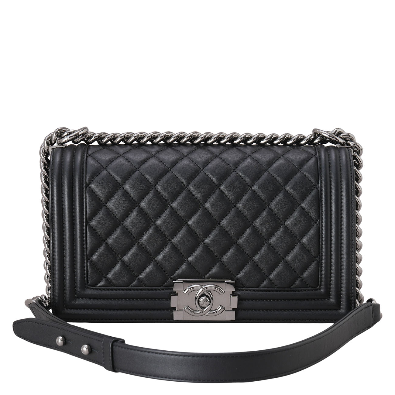 CHANEL(USED)샤넬 보이샤넬 미듐 플랩백