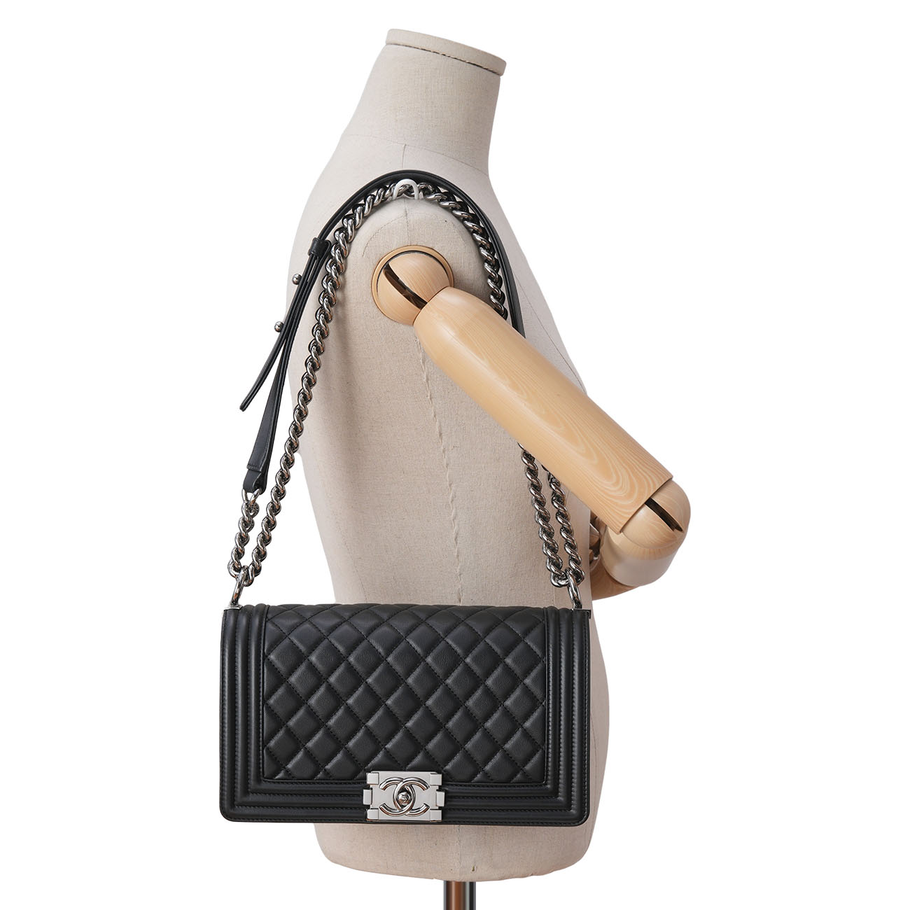 CHANEL(USED)샤넬 보이샤넬 미듐 플랩백