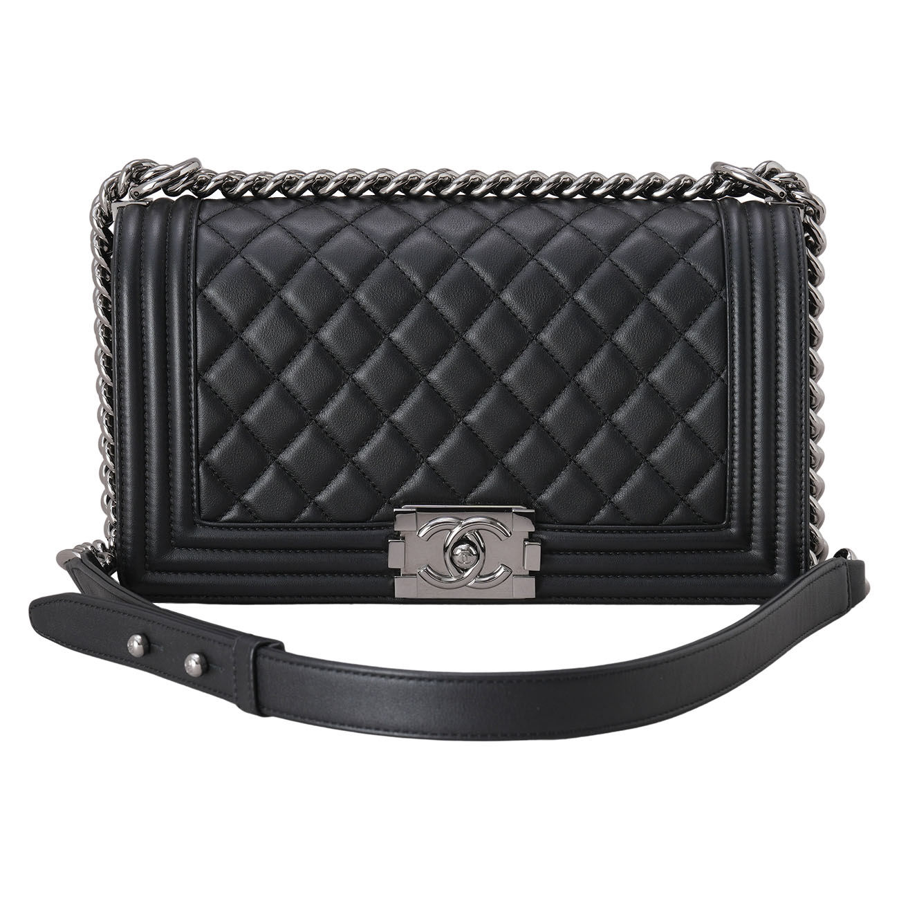 CHANEL(USED)샤넬 보이샤넬 미듐 플랩백