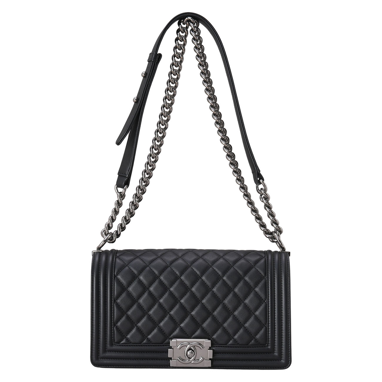 CHANEL(USED)샤넬 보이샤넬 미듐 플랩백