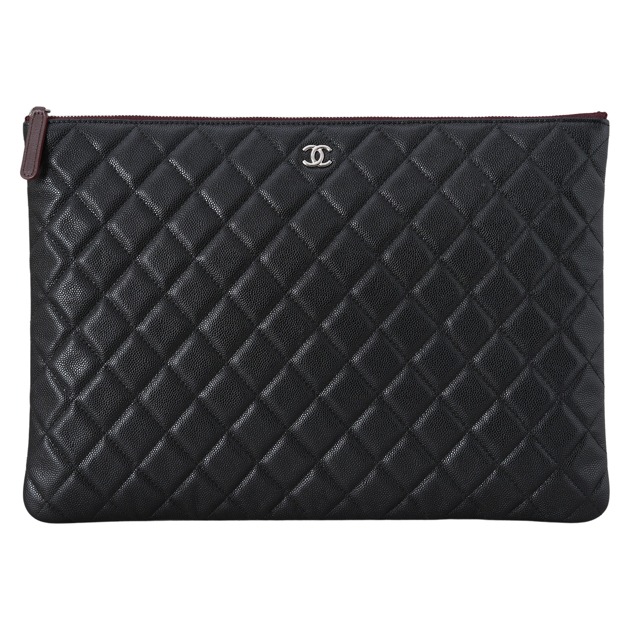 CHANEL(USED)샤넬 캐비어 클래식 클러치 라지