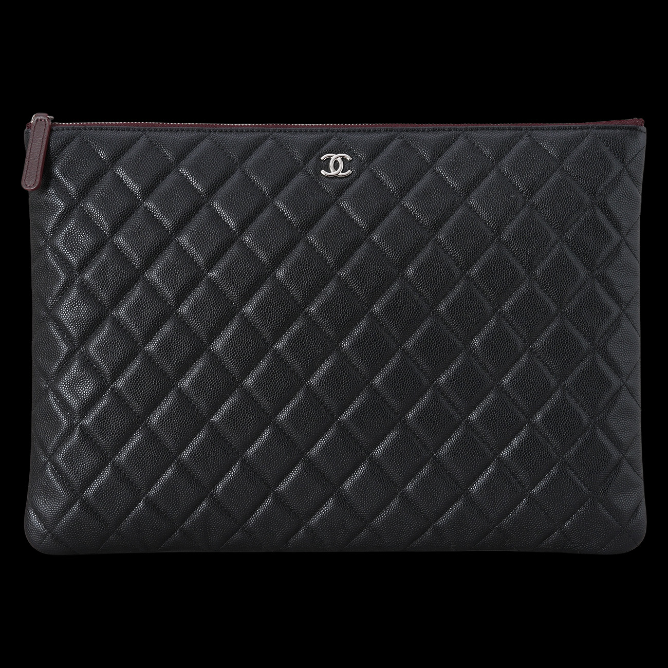 CHANEL(USED)샤넬 캐비어 클래식 클러치 라지