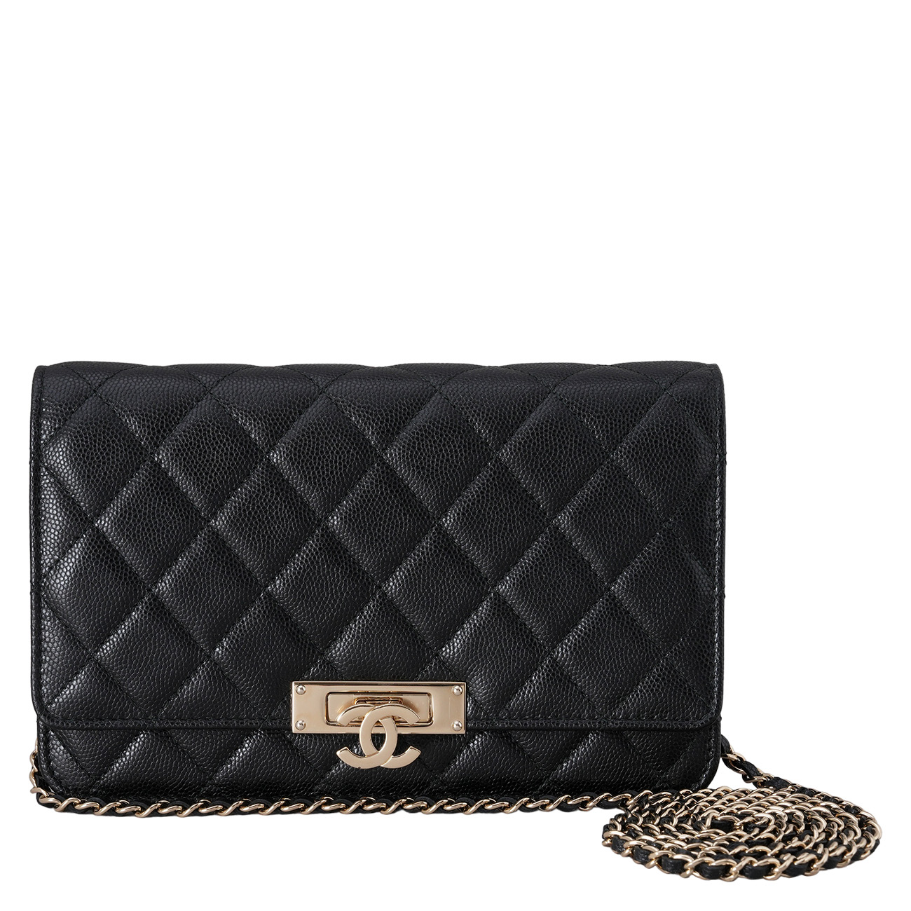 CHANEL(USED)샤넬 시즌 캐비어 WOC