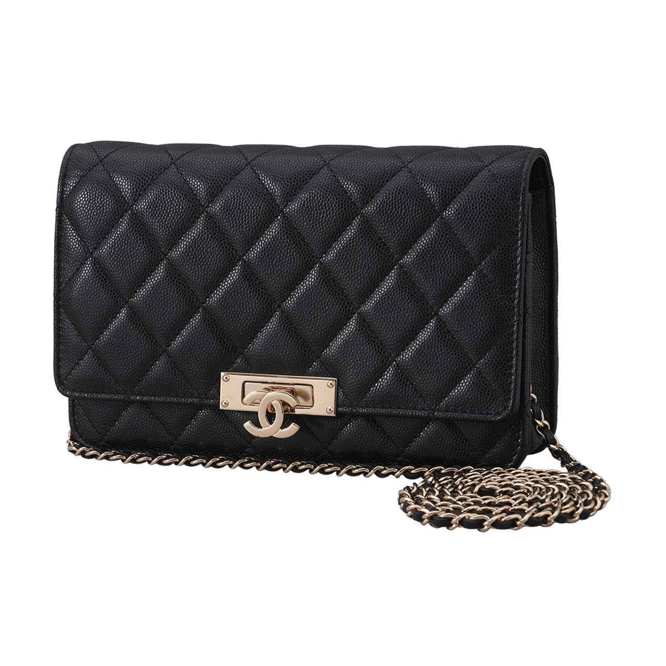 CHANEL(USED)샤넬 시즌 캐비어 WOC