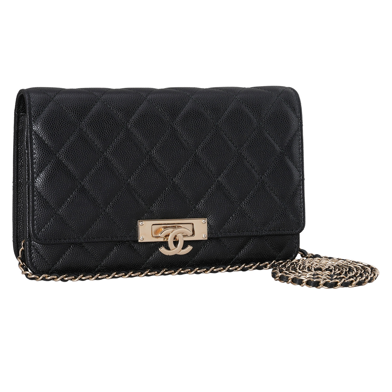 CHANEL(USED)샤넬 시즌 캐비어 WOC