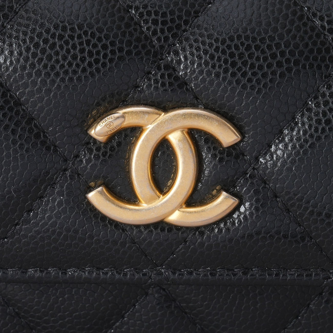 CHANEL(USED)샤넬 시즌 캐비어 벨트백