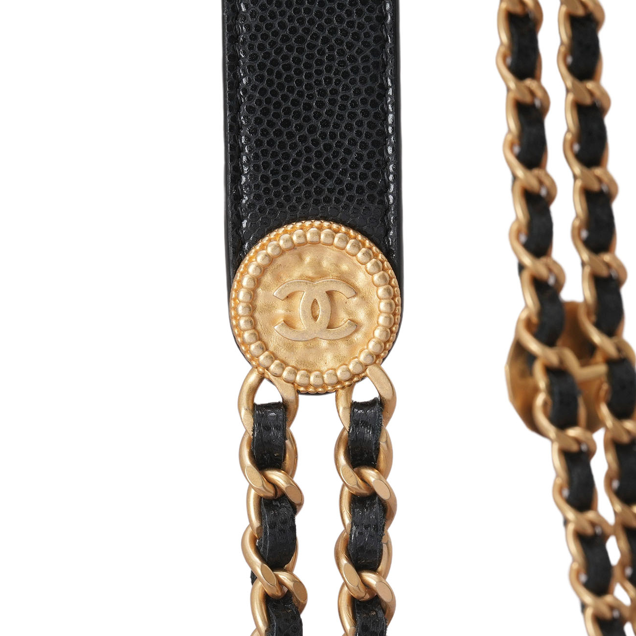 CHANEL(USED)샤넬 시즌 캐비어 벨트백