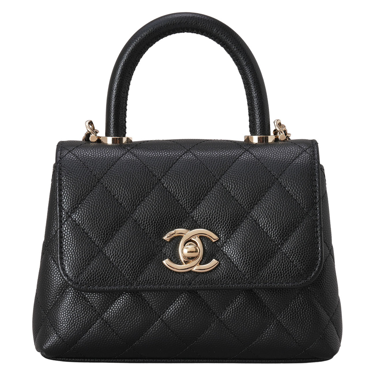 CHANEL(USED)샤넬 AP4244 캐비어 코코핸들 마이크로