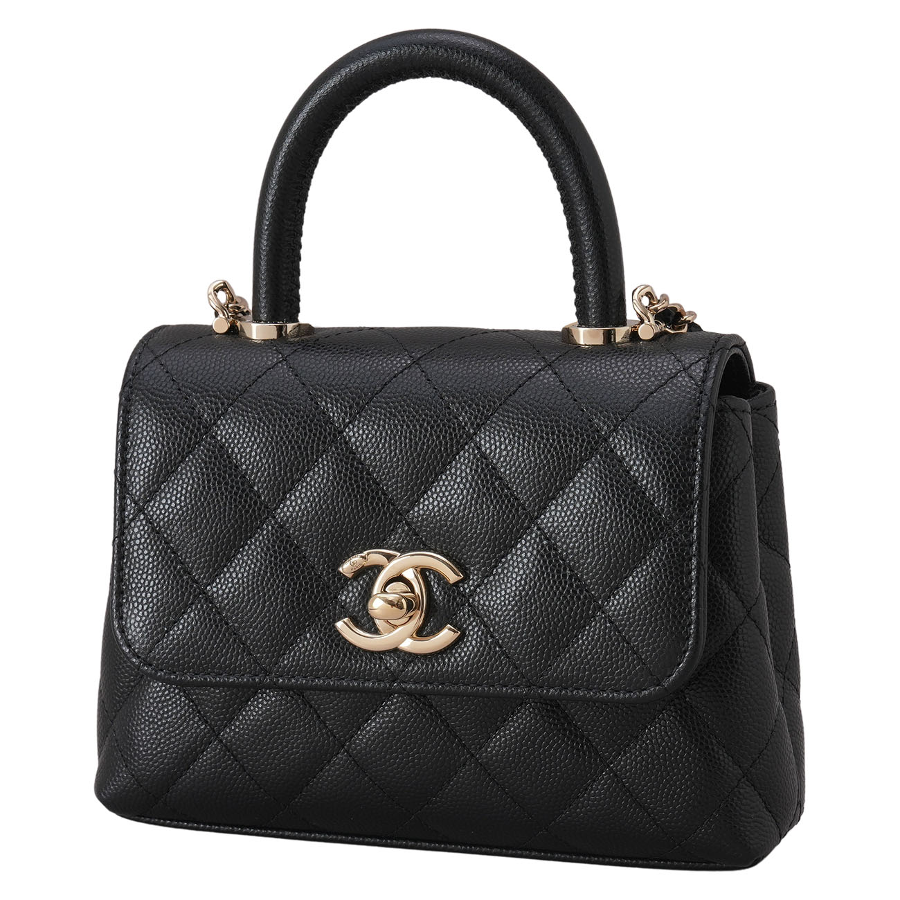 CHANEL(USED)샤넬 AP4244 캐비어 코코핸들 마이크로