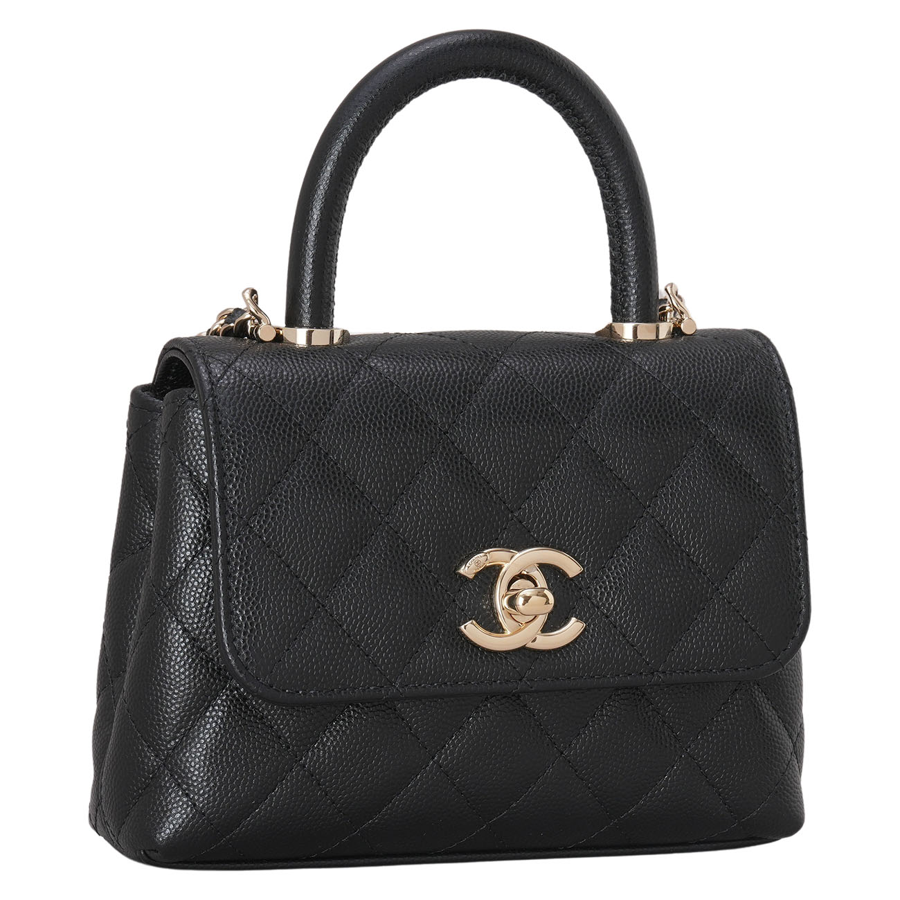CHANEL(USED)샤넬 AP4244 캐비어 코코핸들 마이크로