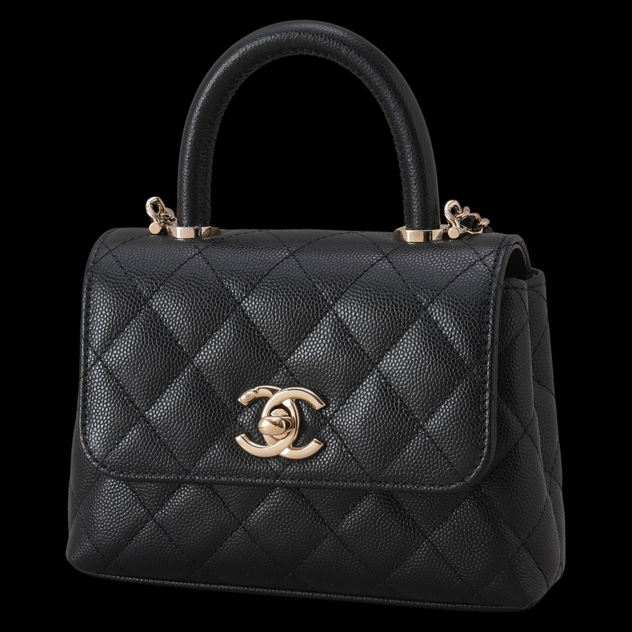 CHANEL(USED)샤넬 AP4244 캐비어 코코핸들 마이크로