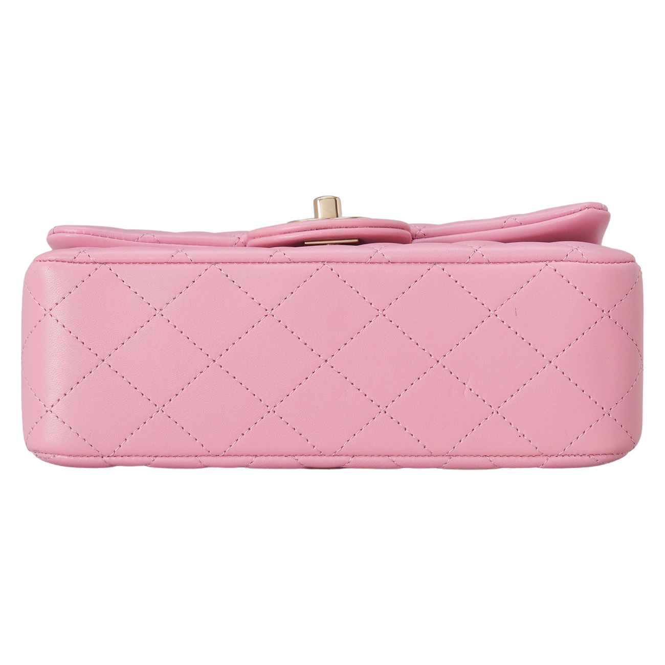 CHANEL(USED)샤넬 AS2431 램스킨 뉴미니 탑핸들