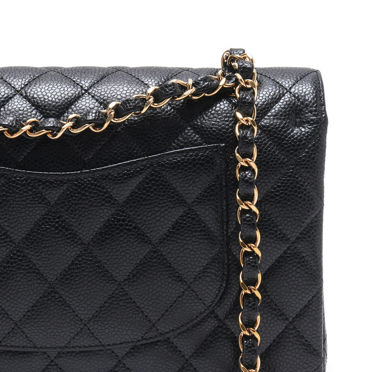 CHANEL(USED)샤넬 캐비어 클래식 미듐 플랩백