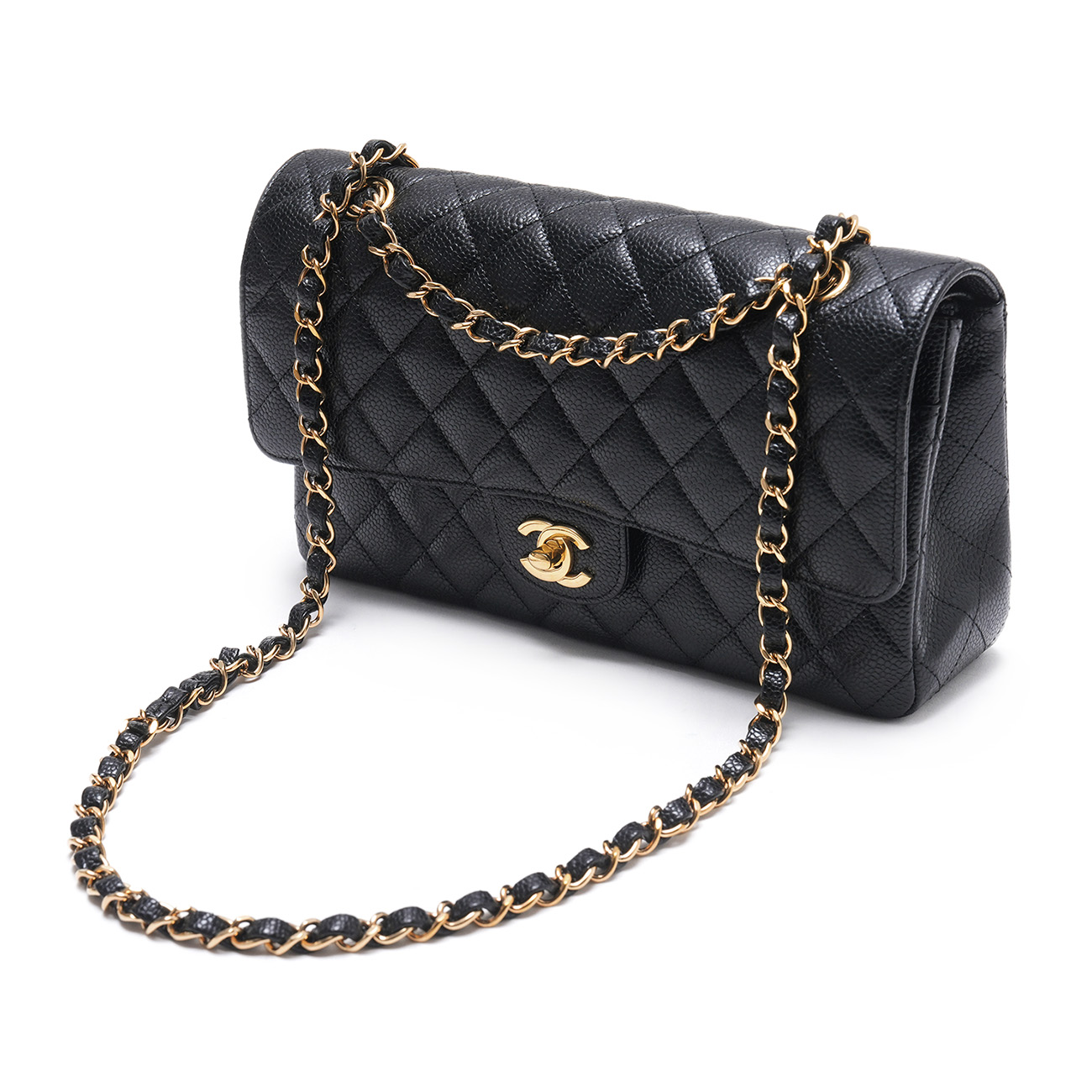 CHANEL(USED)샤넬 캐비어 클래식 미듐 플랩백