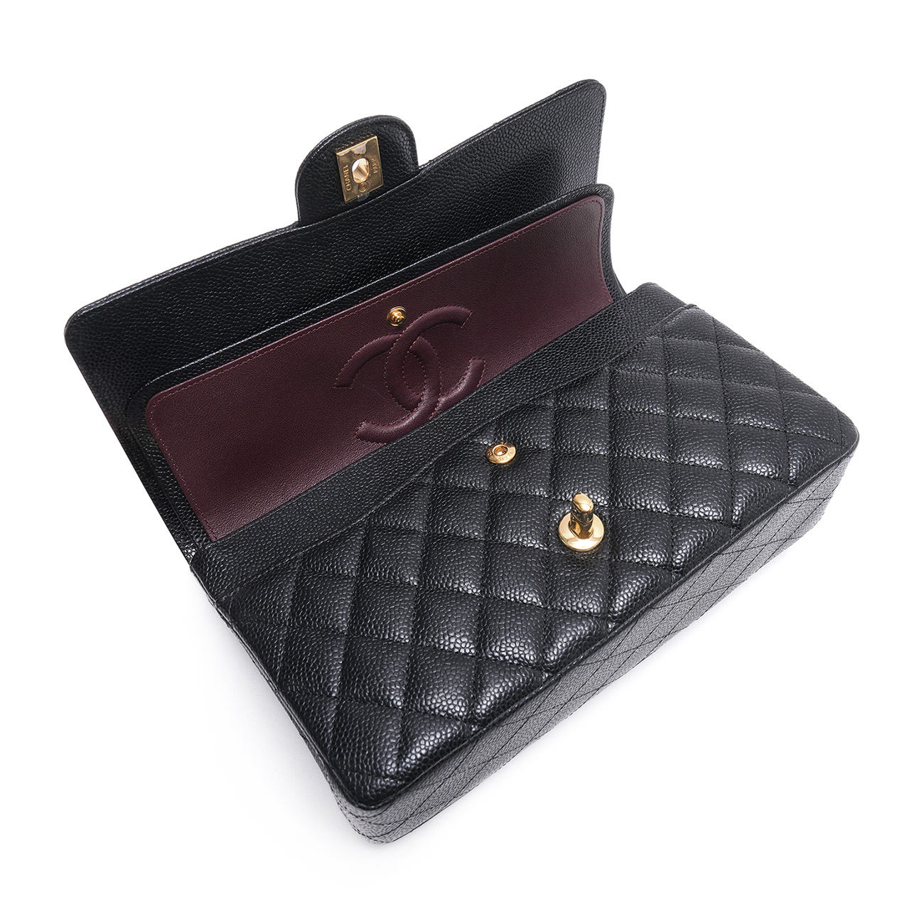 CHANEL(USED)샤넬 캐비어 클래식 미듐 플랩백