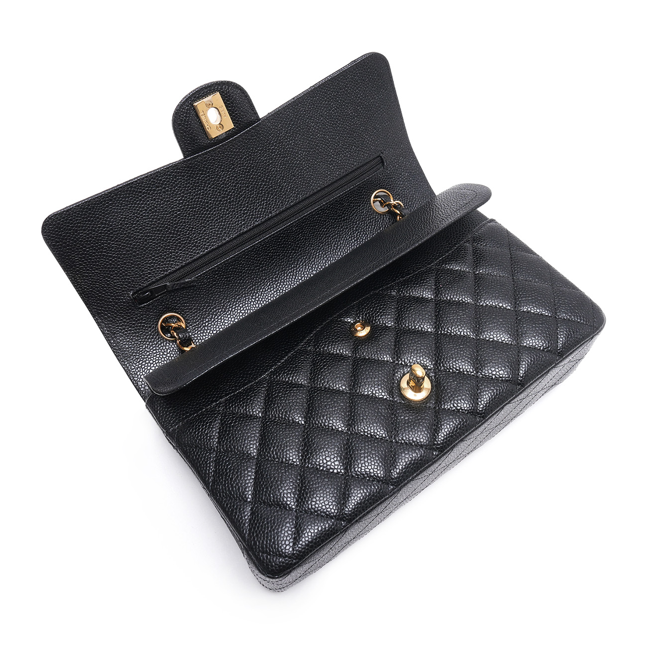 CHANEL(USED)샤넬 캐비어 클래식 미듐 플랩백