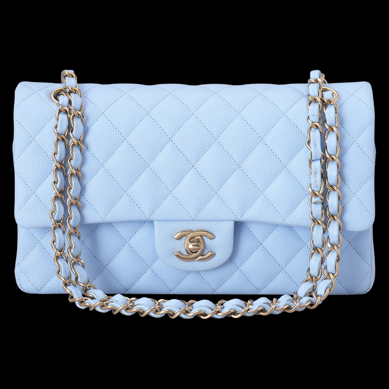 CHANEL(USED)샤넬 캐비어 클래식 미듐 플랩백