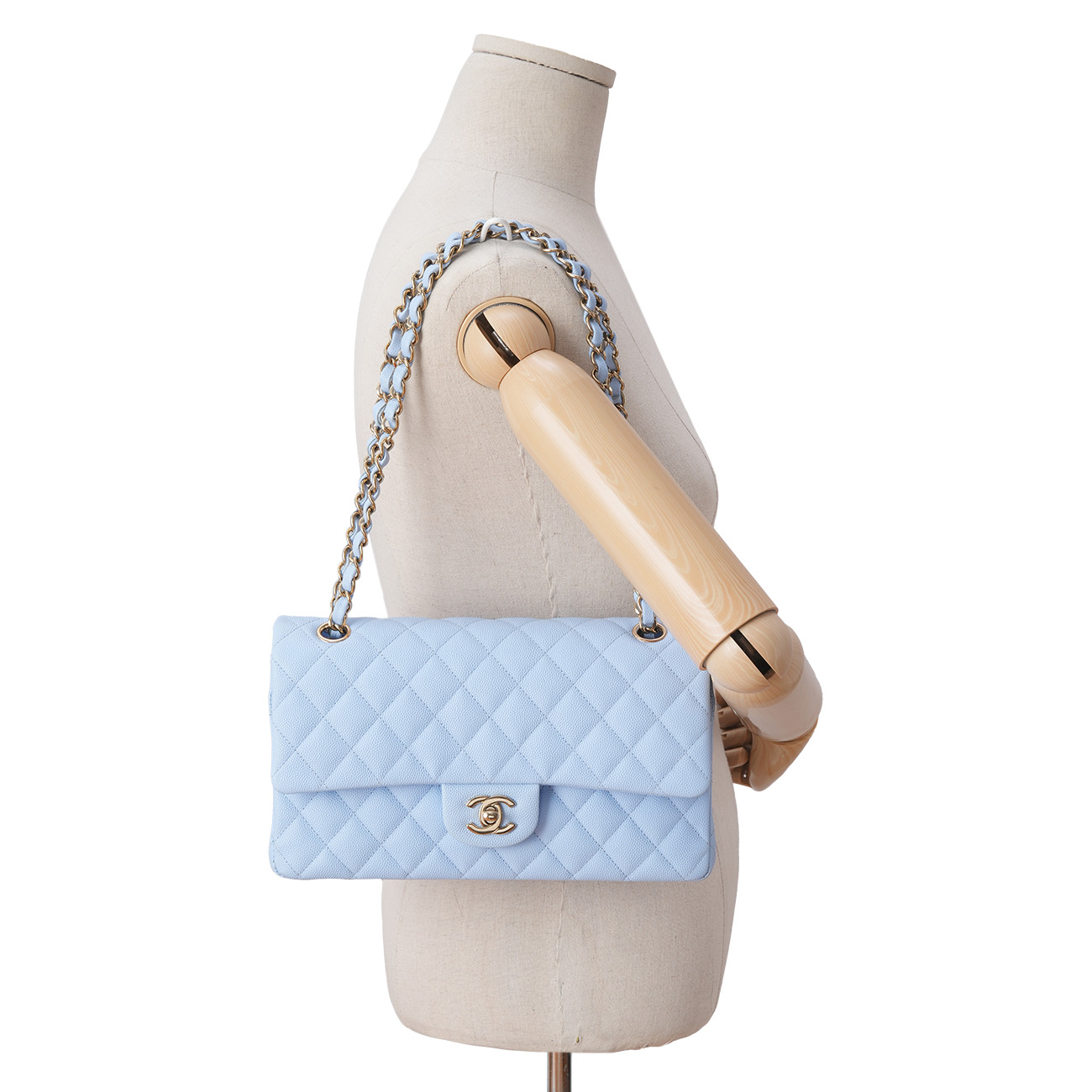 CHANEL(USED)샤넬 캐비어 클래식 미듐 플랩백