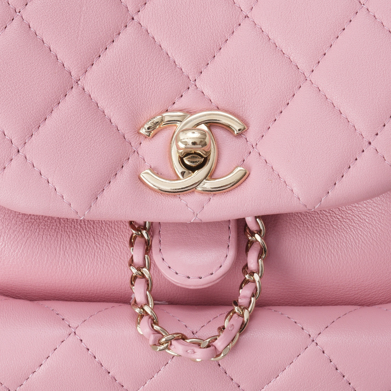 CHANEL(USED)샤넬 듀마백팩 원포켓 핑크