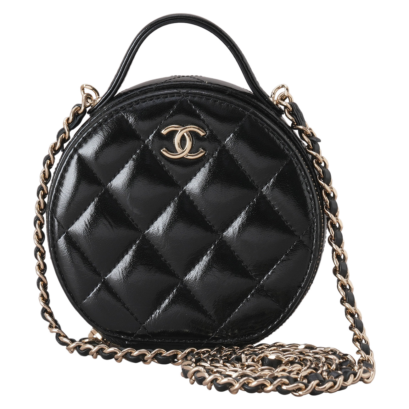 CHANEL(USED)샤넬 탑핸들 탬버린 크로스백