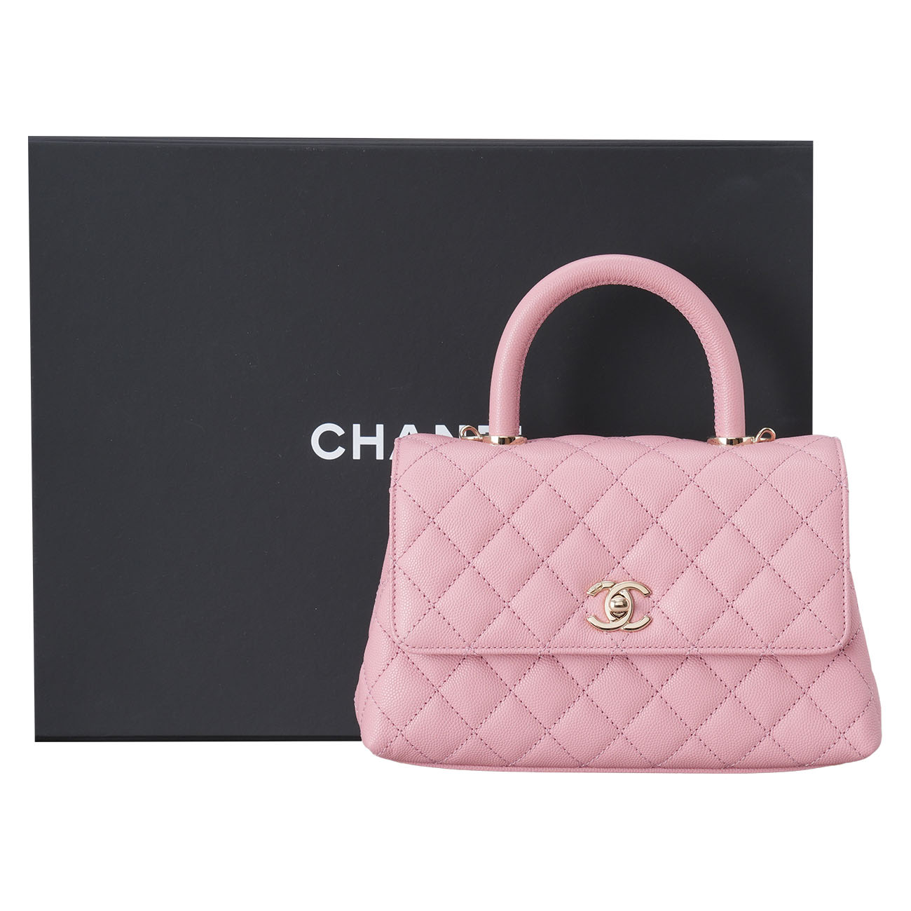 CHANEL(USED)샤넬 A92990 캐비어 코코핸들 23