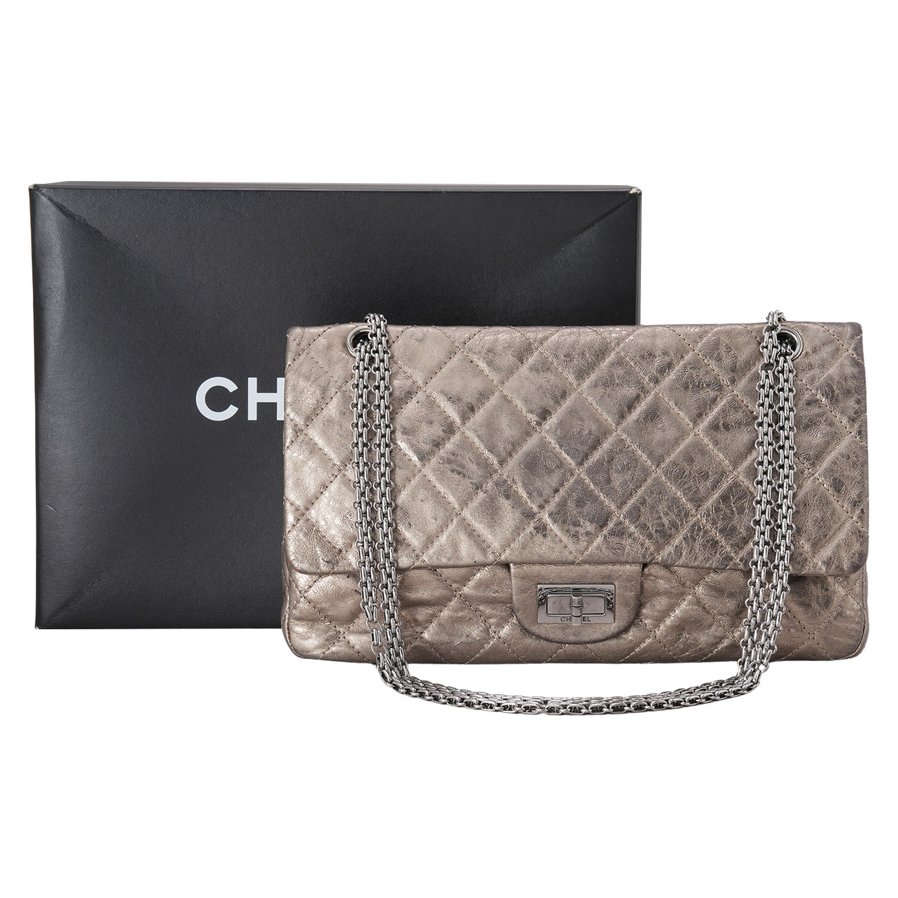 CHANEL(USED)샤넬 2.55 빈티지 라지 플랩백